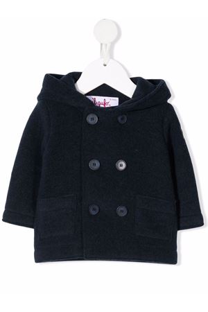 blue polyetser coat IL GUFO KIDS | A24GM365N0041497